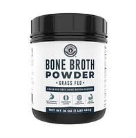 Bone Broth Protein, Grass Fed Protein Powder, Keto Protein Powder for Joint Support and Gut Health, Left Coast Performance, Unflavored, 16 oz