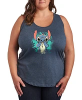 Hybrid Apparel Plus Lilo Stitch Graphic Tank Top