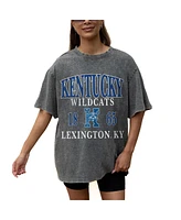 Gameday Couture Women's Grey Kentucky Wildcats Oversized Snow Wash T-Shirt