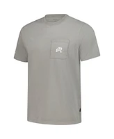 Malbon Men's Golf Gray The Players Bucket Seal T-Shirt