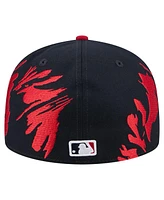 New Era Men's Navy/Red Boston Red Sox Retro Pattern 59FIFTY Fitted Hat