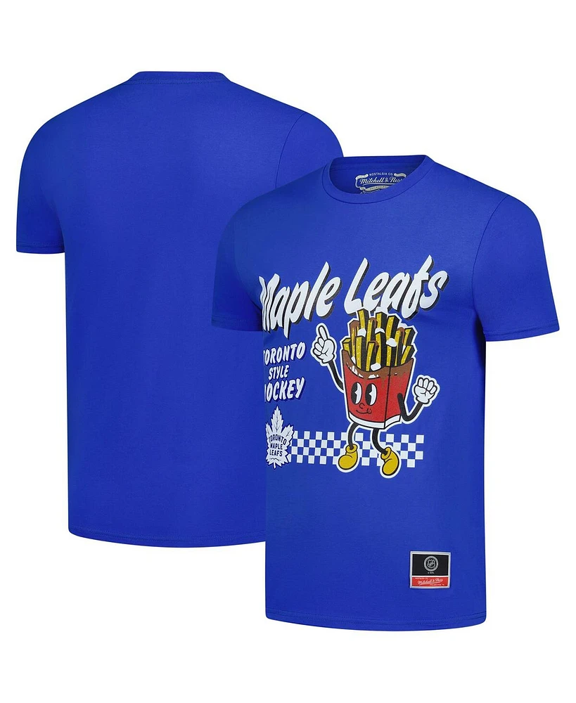 Mitchell & Ness Men's Blue Toronto Maple Leaf's Local Food T-Shirt