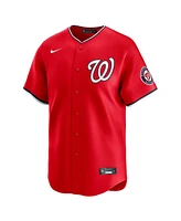 Nike Men's Cj Abrams Red Washington Nationals 2nd Alternate Limited Player Jersey