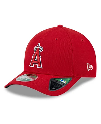 New Era Men's Red Los Angeles Angels Player Replica 9FORTY Adjustable Hat