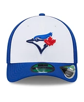 New Era Men's White Toronto Blue Jays Player Replica 9FORTY Adjustable Hat