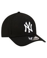 New Era Men's Black New York Yankees Player Replica 9FORTY Adjustable Hat