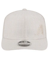 New Era Men's Light Beige Arizona Diamondbacks Flawless 9SEVENTY Stretch-Snap Hat