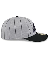 New Era Men's Gray/Black Colorado Rockies 2025 Batting Practice Low Profile 59FIFTY Fitted Hat