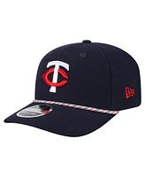New Era Men's Navy Minnesota Twins Multi-Rope 9SEVENTY Stretch-Snap Hat