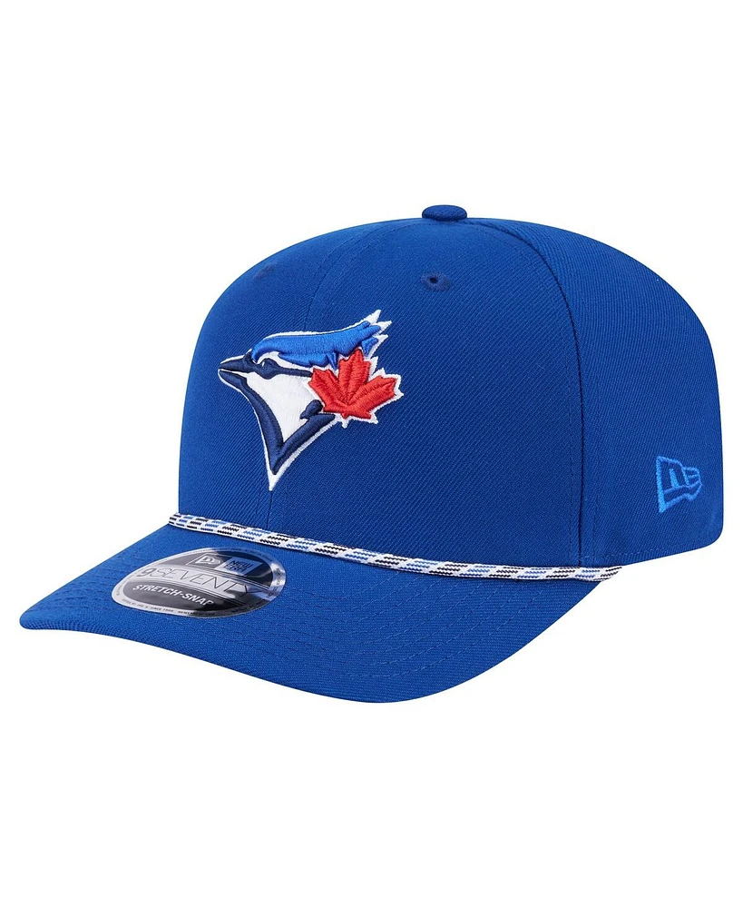 New Era Men's Royal Toronto Blue Jays Multi-Rope 9SEVENTY Stretch-Snap Hat