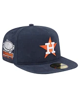 New Era Men's Navy Houston Astros Championship Side Flag A-Frame 59FIFTY Fitted Hat