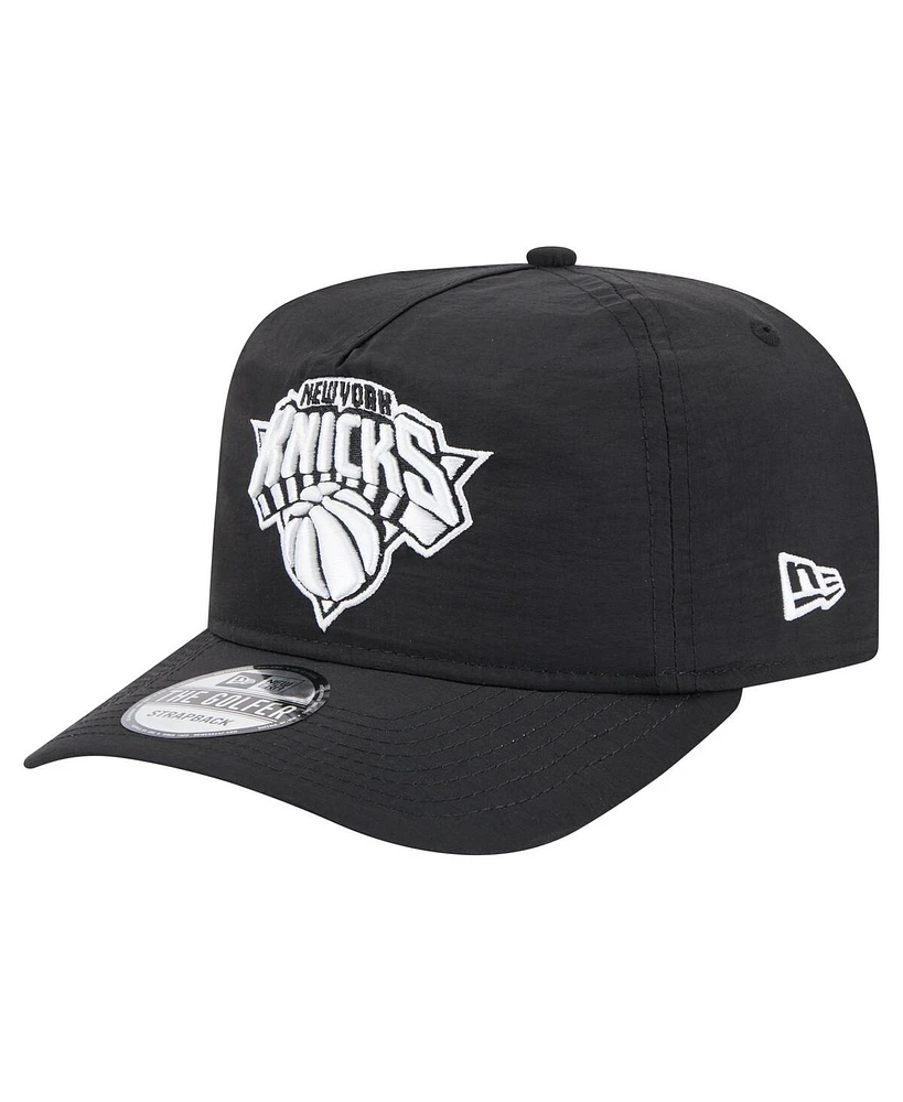 New Era Men's Black New York Knicks Injection Everyday Golfer Adjustable Hat