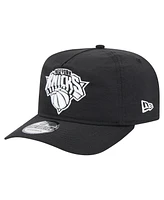 New Era Men's Black New York Knicks Injection Everyday Golfer Adjustable Hat