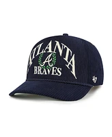 '47 Brand Men's Navy Atlanta Braves Pitchout Rope Hitch Adjustable Hat