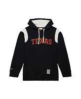 Mitchell & Ness Men's Black Texas Longhorns Thermal Lightweight Pullover Hoodie
