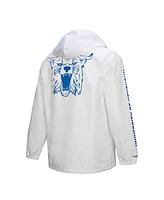 Mitchell & Ness Men's White Kentucky Wildcats Coaches Full-Snap Hoodie Jacket