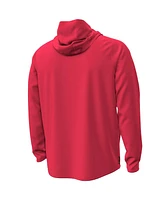 Under Armour Men's Red Maryland Terrapins Unstoppable Performance Fleece Hoodie Half-Zip Jacket