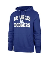 '47 Brand Men's Royal Los Angeles Dodgers Velocity Headline Pullover Hoodie
