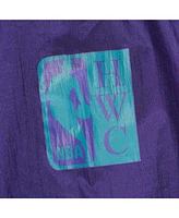 Mitchell & Ness Men's and Women's Purple Utah Jazz Hardwood Classics Team Og 3.0 Anorak Half-Zip Windbreaker Jacket