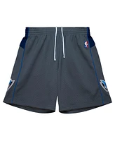 Mitchell & Ness Men's Gray Dallas Mavericks 2003/04 Replica Shorts