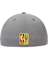 Mitchell & Ness Men's Charcoal New Jersey Nets Hardwood Classics 35 Years Carbon Cabernet Fitted Hat