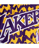 Mitchell & Ness Men's Purple/Gold Los Angeles Lakers Jumbotron 2.0 Sublimated Shorts