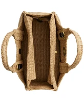 Coach Small Straw Cargo Tote Bag 26