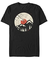 Design By Humans Men's Mtn Lp Short Sleeve T-Shirt