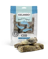 Cod Skin Hand Wrapped Dog Chew Stick: Short 5" - 3pk