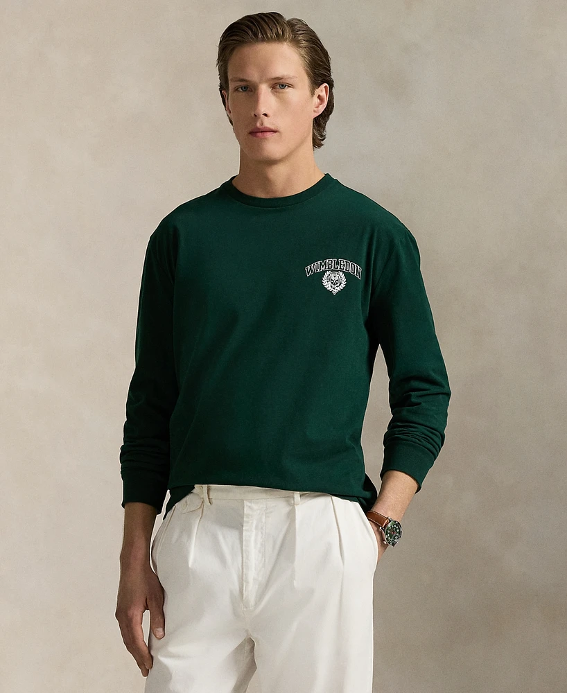 Polo Ralph Lauren Unisex Wimbledon Classic-Fit Logo T-Shirt