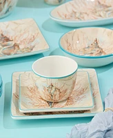 Certified International Escape to the Sea Ice Cream 4-Pc. Bowls, Service For 4
