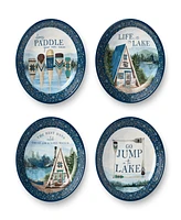 Certified International Wake At The Lake Soup 4-Pc. Bowls, Service For 4