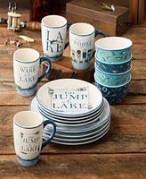 Certified International Wake at the Lake 16-Pc. Dinnerware Set, Service for 4