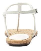 Schutz Women's Elsha Round Toe Flat Sandals