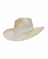 Lauren Ralph Lauren Plaid Weave Fedora Hat