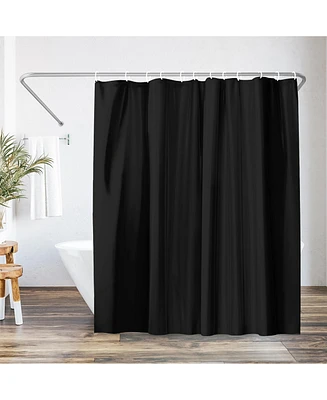 Americanflat 71x74 Solid Shower Curtain - Water Resistant
