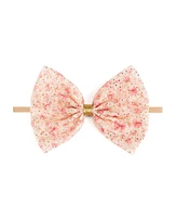 Sweet Wink Baby Girl's Ditsy Floral Tulle Bow Baby Headband