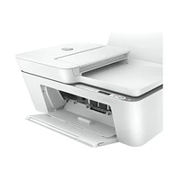 DeskJet 4158e Plus Wireless Color Inkjet Printer Print Scan Copy Mobile Printing 6 Months Instant Ink Home & Office White + Uax 4K Hdmi 2.0 Cable + Cp
