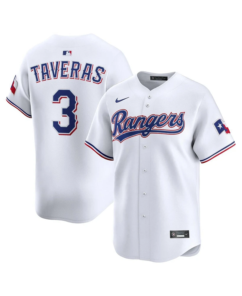 Nike Men's Leody Taveras White Texas Rangers Alternate Limited Player Jersey
