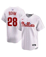 Nike Men's Alec Bohm White Philadelphia Phillies Alternate Limited Player Jersey