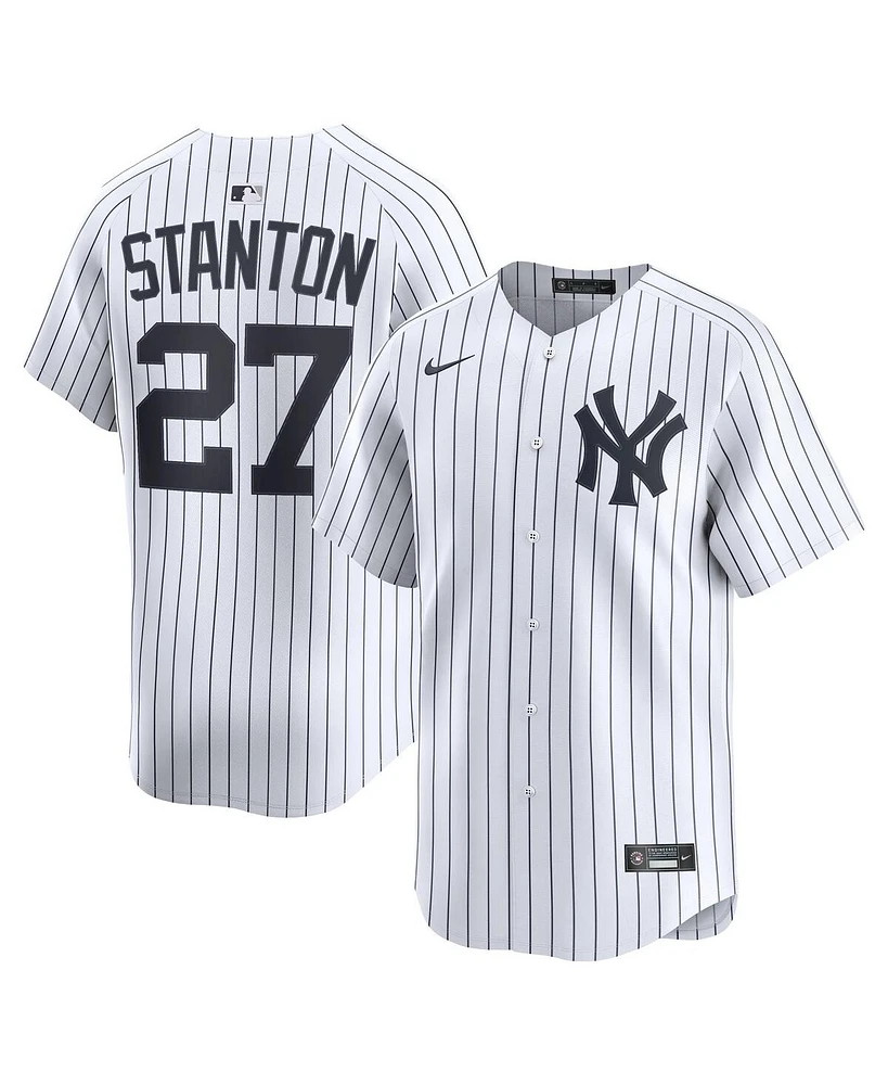 Nike Men's Giancarlo Stanton White New York Yankees Home Limited Player Jersey