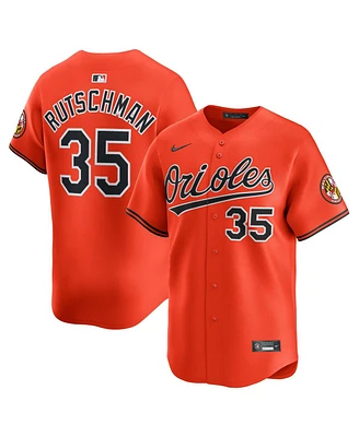 Nike Men's Adley Rutschman Orange Baltimore Orioles 2nd Alternate Limited Player Jersey
