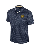 Colosseum Men's Navy Notre Dame Fighting Irish Sublimated Golf Polo Shirt