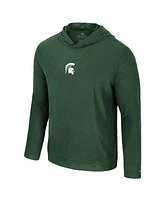 Colosseum Men's Green Michigan State Spartans Long Sleeve Hoodie T-Shirt