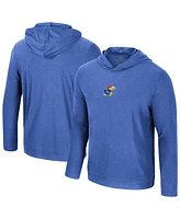 Colosseum Men's Royal Kansas Jayhawks Long Sleeve Hoodie T-Shirt