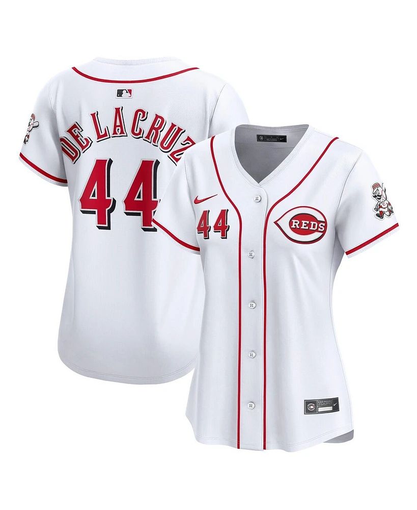 Nike Women's Elly De La Cruz White Cincinnati Reds Home Limited Player Jersey