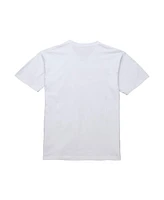 Mitchell & Ness Men's Dirk Nowitzki White Dallas Mavericks Hardwood Classics Chalked Up T-Shirt