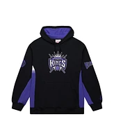 Mitchell & Ness Men's Black Sacramento Kings Hardwood Classics Team Origins Fleece Pullover Hoodie