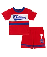 Outerstuff Toddler 2-Piece Red Philadelphia Phillies Bonus Ball T-Shirt and Shorts Set
