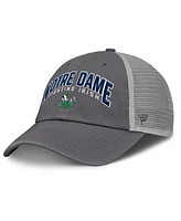 Fanatics Men's Charcoal Notre Dame Fighting Irish Ionic Trucker Adjustable Hat
